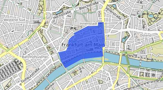 Bodenrichtwertkarte Frankfurt am Main Altstadt